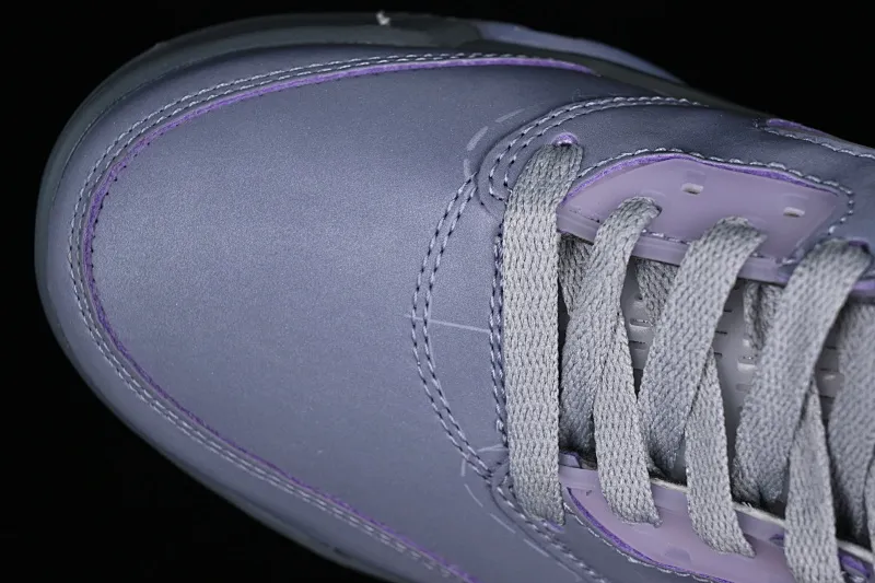 All categories Air Jordan Jordan series basketball shoes Air Jordan 5 G version Air Jordan 5 Low "Indigo Haze" AJ5 Joe 5 3M reflective indigo fog color low-top basketball shoes FJ4563-500